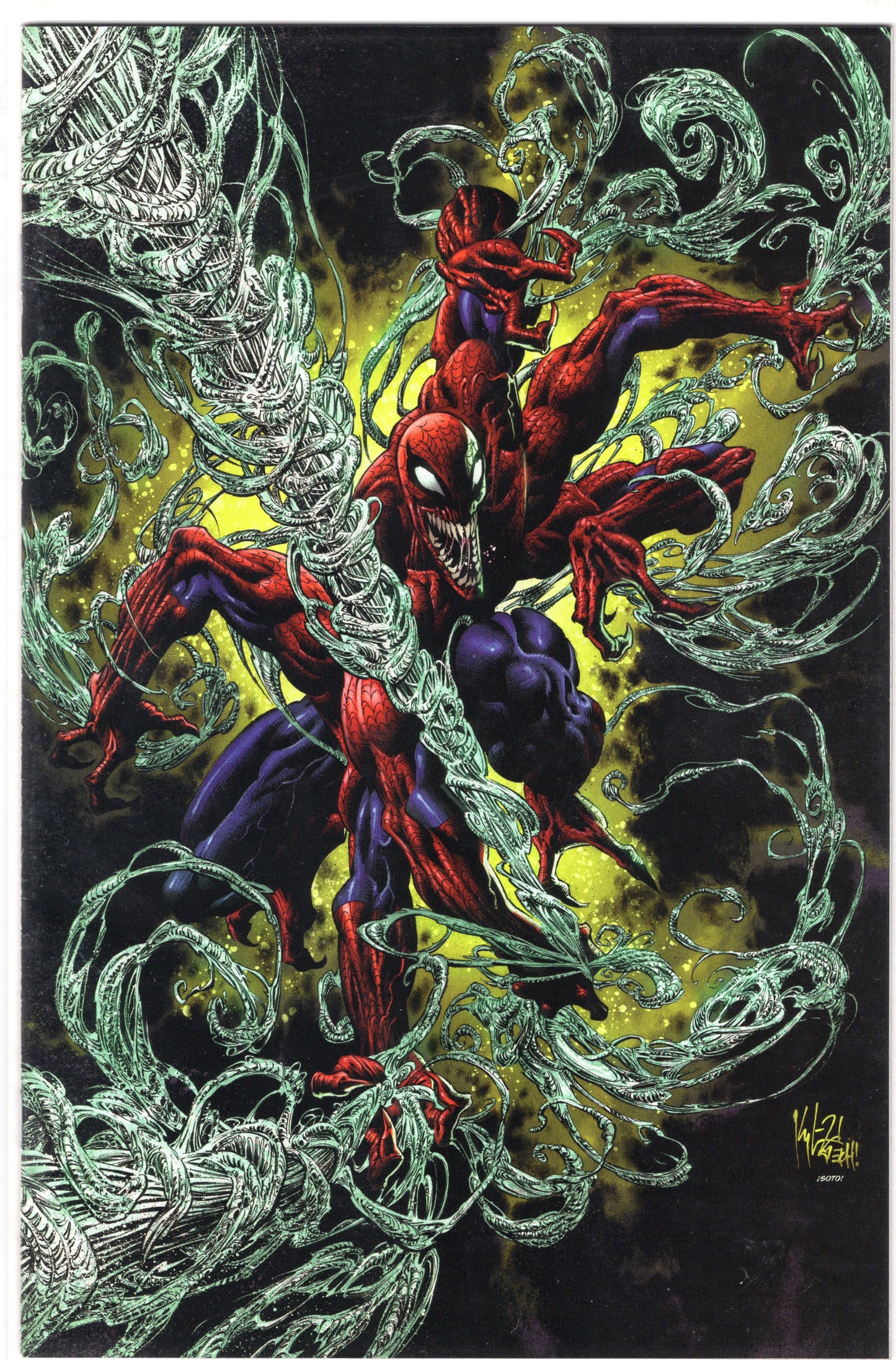 Savage Spider-Man-1L-Kyle Hotz Exclusive Virgin Variant