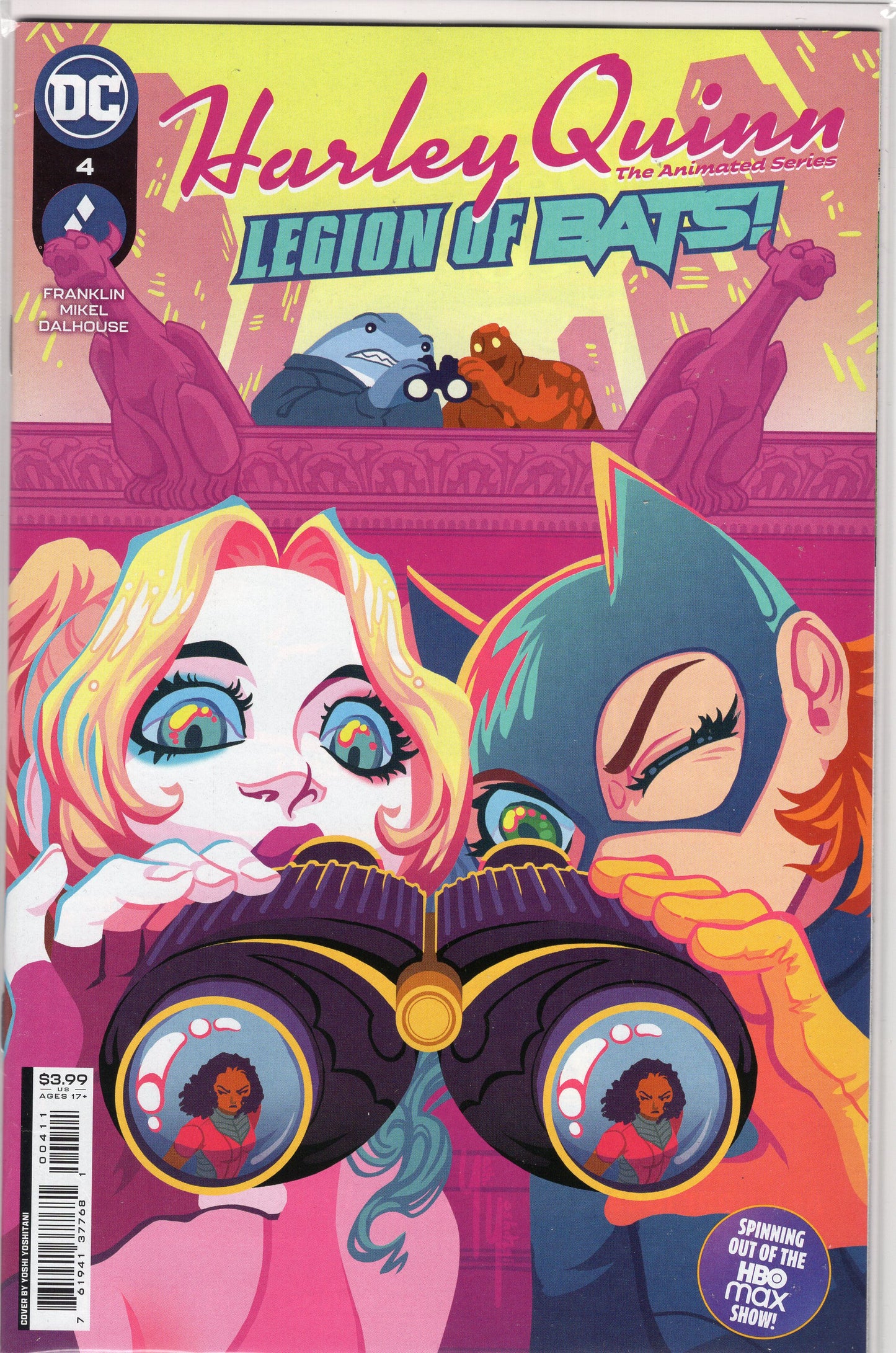 Harley Quinn: The Animated Series: Legion of Bats!- 4A- Regular Yoshi Yoshitani Cover