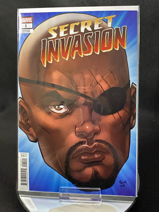 Secret Invasion, Vol. 2-1B-Todd Nauck Headshot Cover