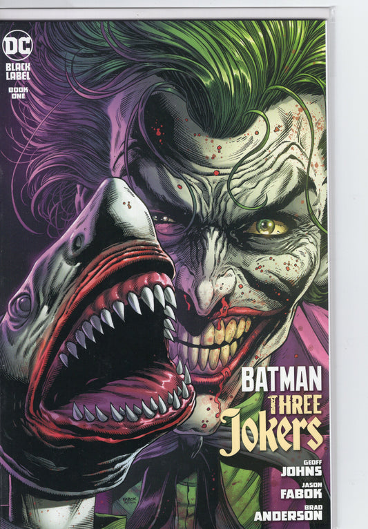 Batman: Three Jokers (2020)-2nd Printing Joker Shark Variant