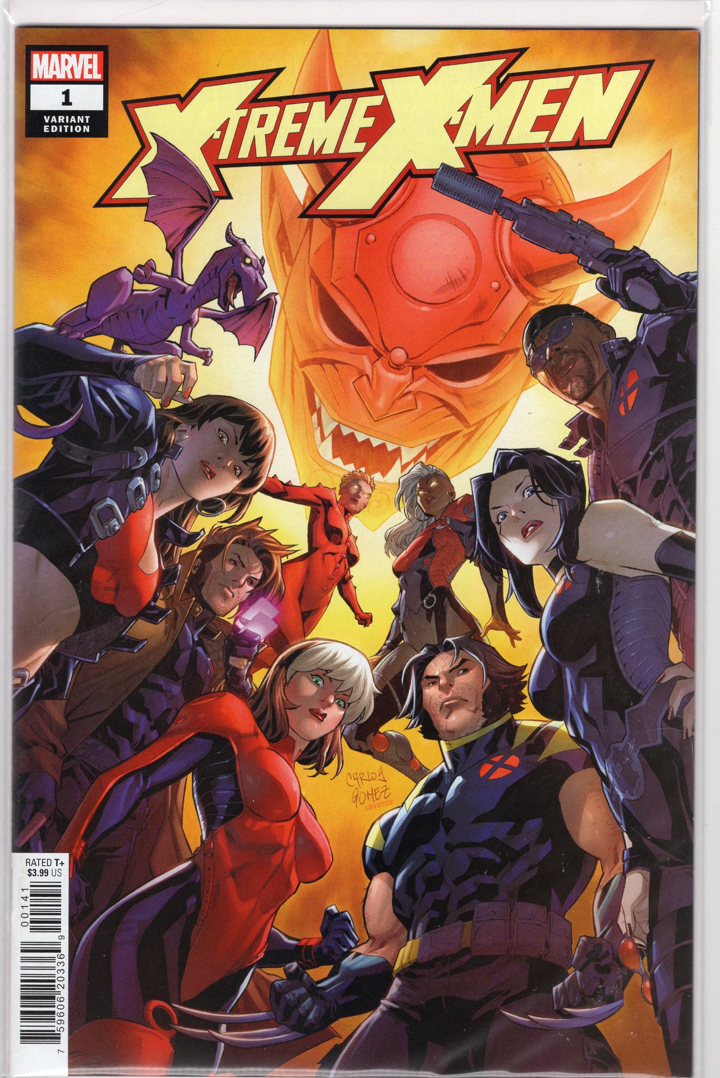 X-Treme X-Men, Vol. 3-1D-Carlos Gomez Cover