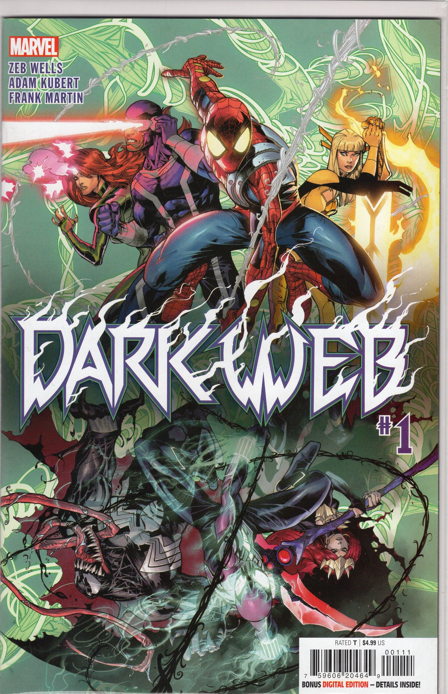 Dark Web, Vol. 1-1A-Regular Adam Kubert Cover