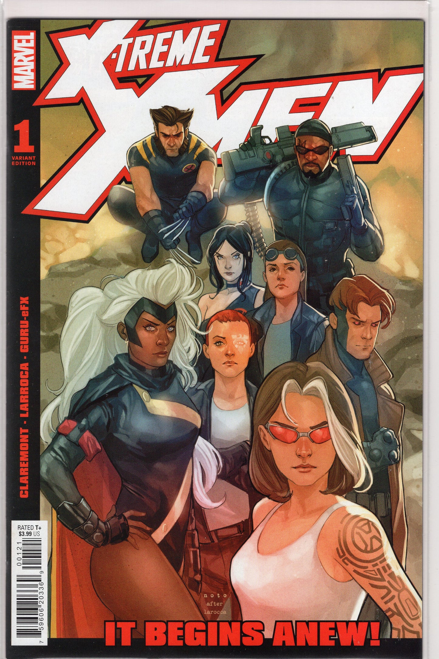 X-Treme X-Men, Vol. 3-1B-Phil Noto Homage Cover