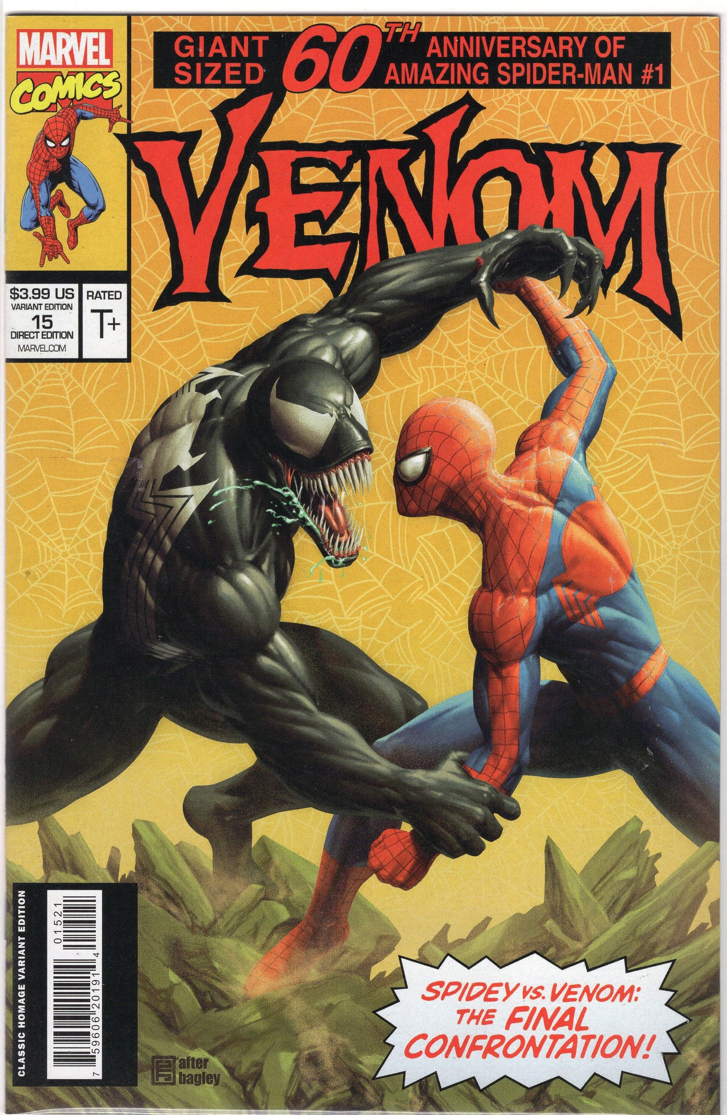 Venom, Vol. 5- 15B- John Tyler Christopher Classic Homage Cover