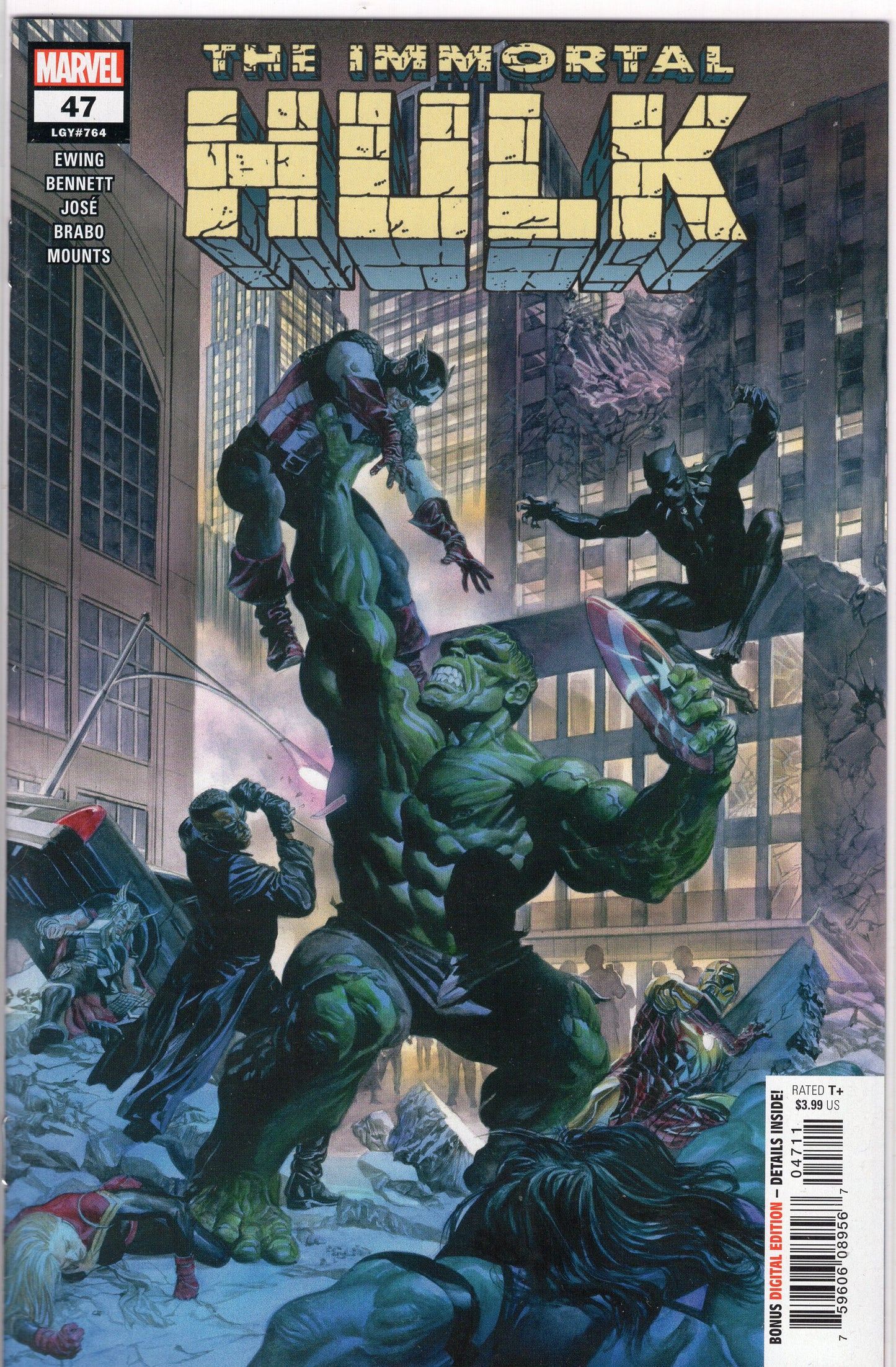 The Immortal Hulk-Regular Alex Ross Cover