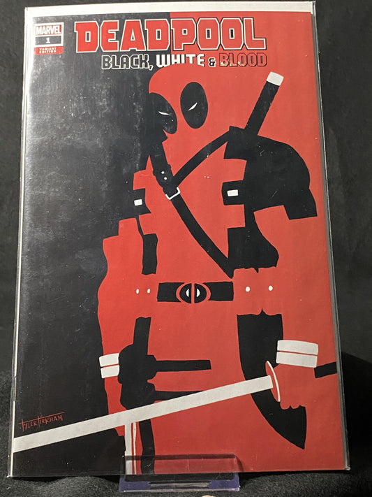 Deadpool: Black, White & Blood-1G-Tyler Kirkham Trade Dress Variant