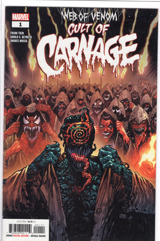 Web of Venom: Cult of Carnage-1A-Regular Josh Cassara Cover