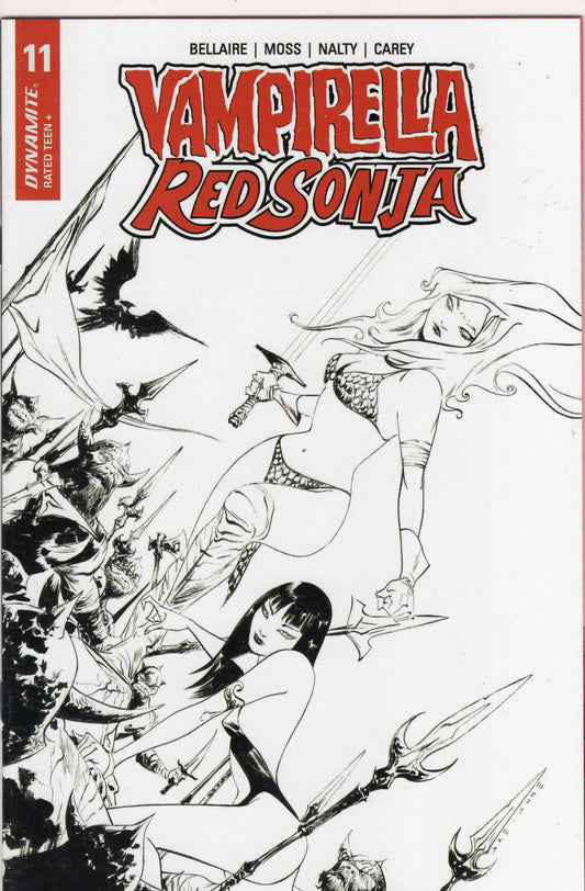 Vampirella / Red Sonja-Jae Lee & Ron Leary Jr. cover