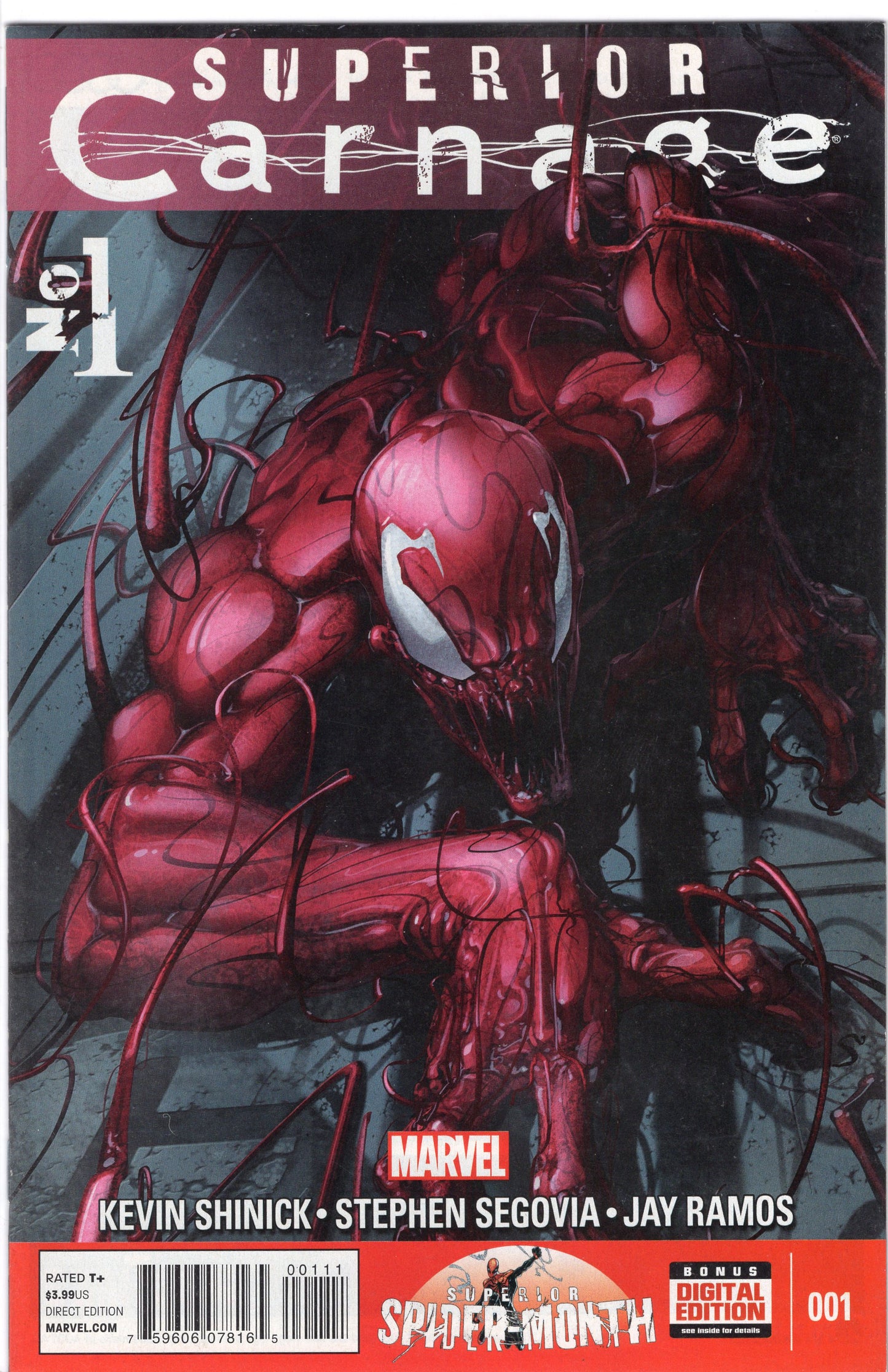 Superior Carnage-1A-Regular Clayton Crain Cover