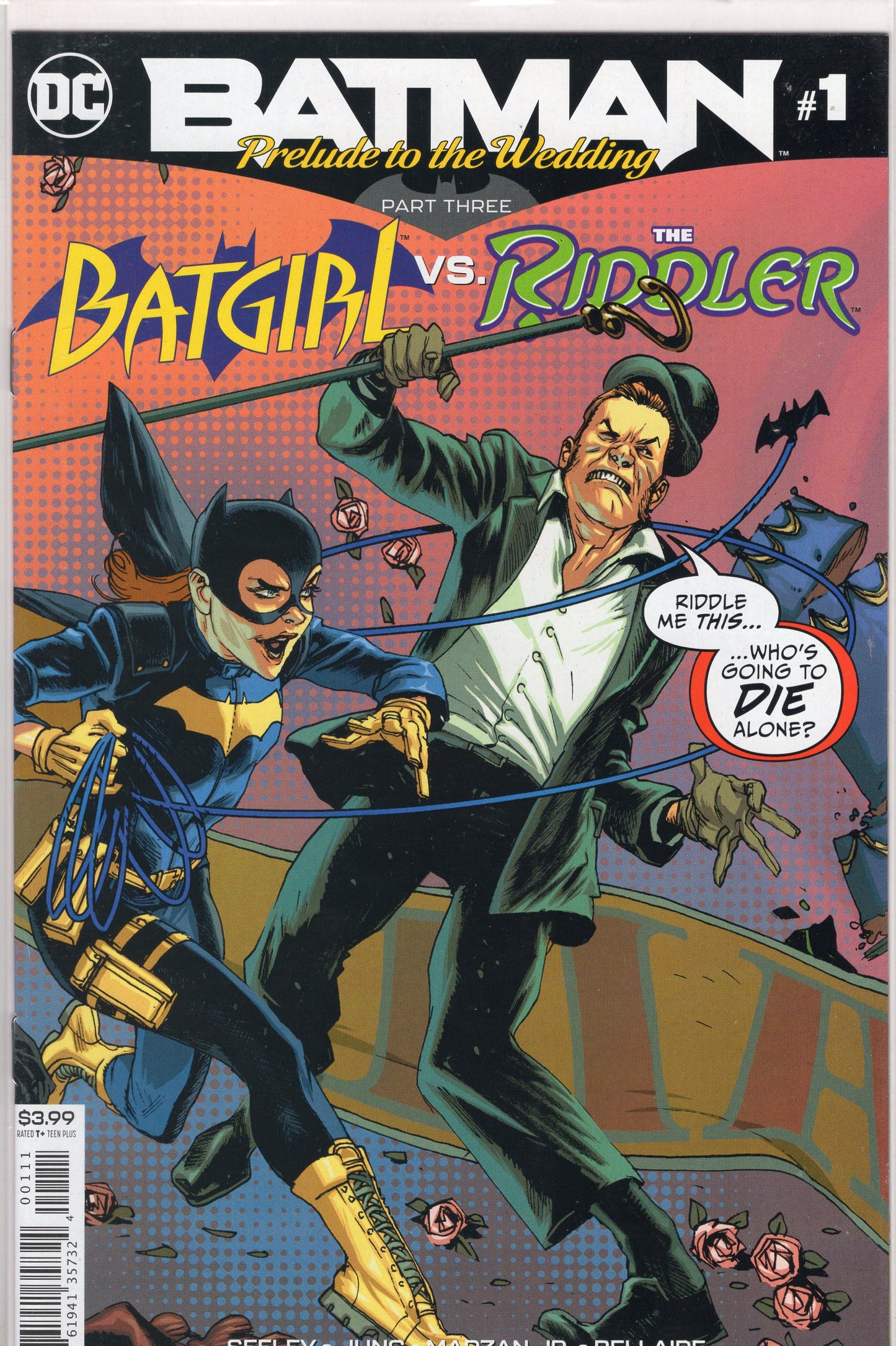 Batman: Prelude To The Wedding - Batgirl Vs Riddler-Rafael Albuquerque cover