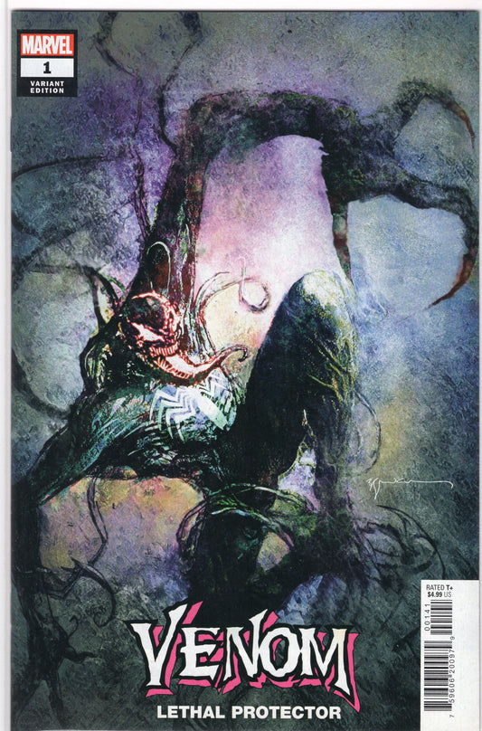 Venom: Lethal Protector, Vol. 2-1D-Bill Sienkiewicz Cover