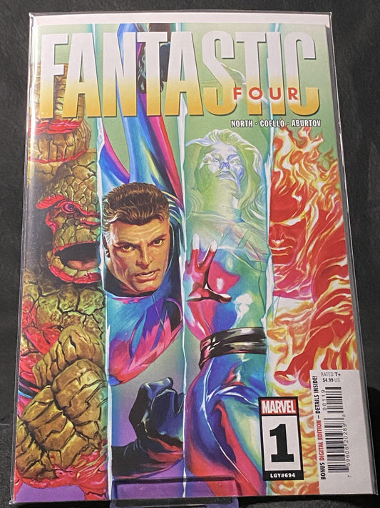 Fantastic Four, Vol. 7-1P-Alex Ross Split Variant