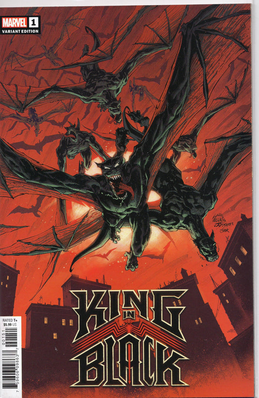 King in Black-1E-Variant Ryan Stegman Darkness Reigns Cover