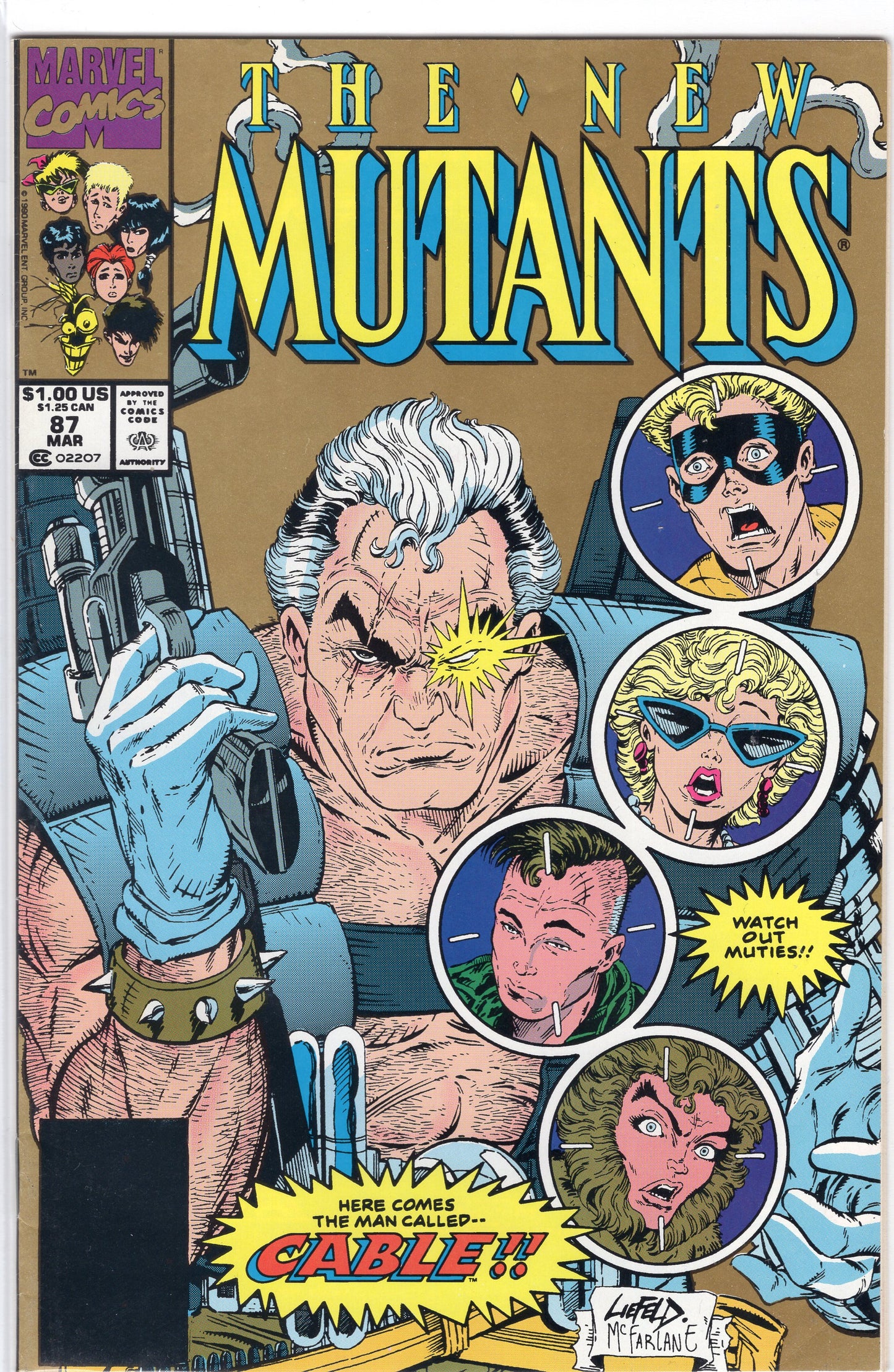 New Mutants, Vol. 1-87D-2nd Printing