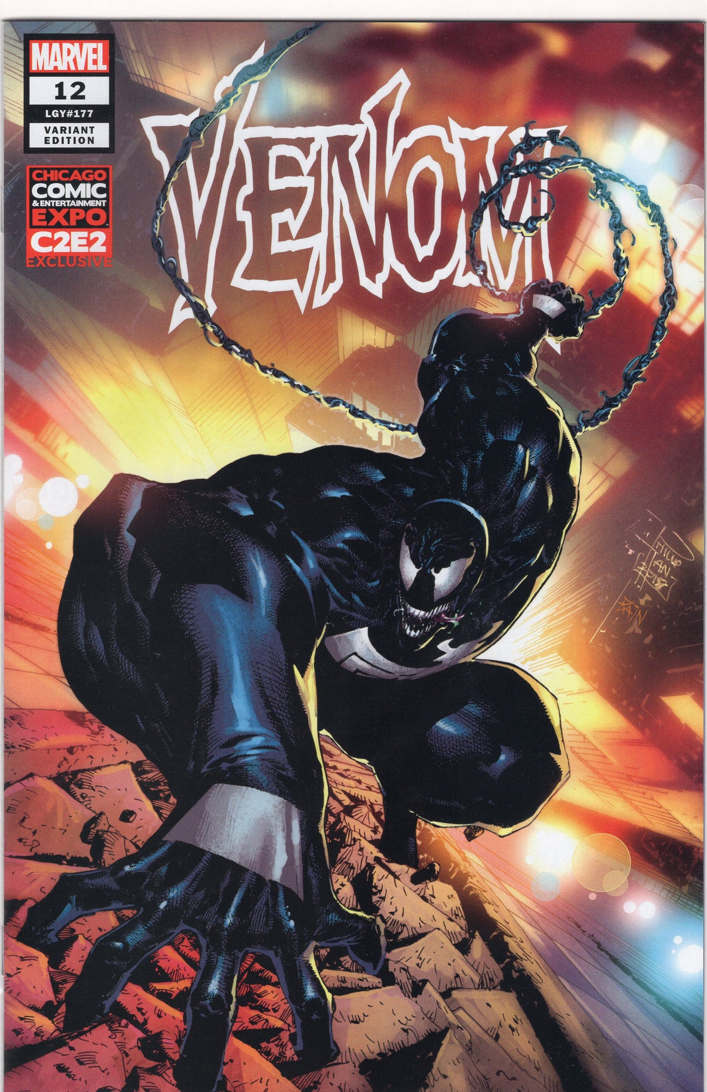 Venom, Vol. 4-12C-Unknown Comic Books C2E2 Convention Exclusive Phillip Tan Trade Variant