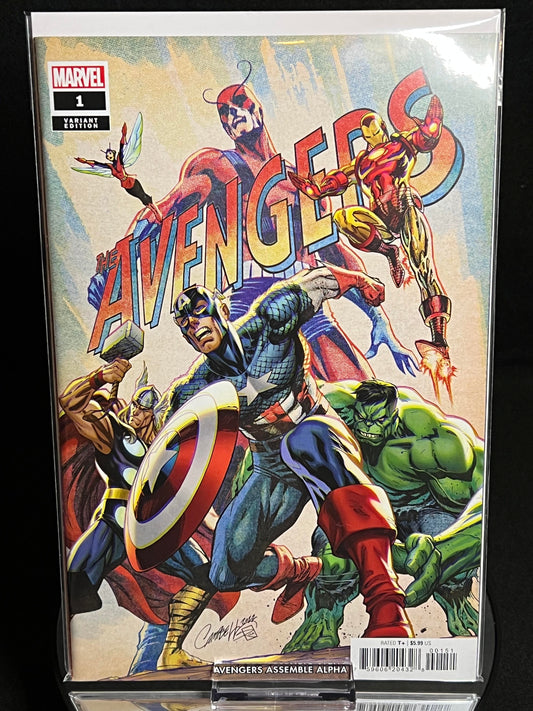 Avengers Assemble: Alpha - 1D - J. Scott Campbell Anniversary Cover