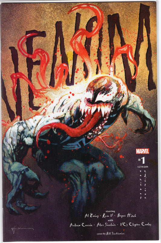 Venom, Vol. 5-1I-Sienkiewicz 1:25 Variant